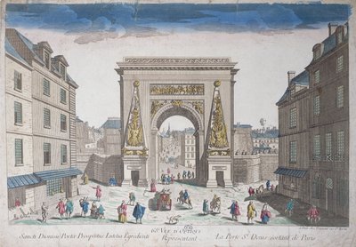 The Saint-Denis Gate by French School